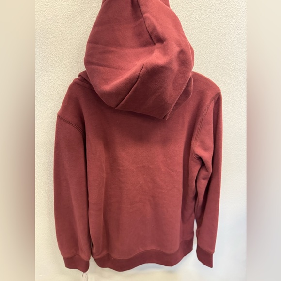 New Carters Brick Red Zip Up Hoodie for Youth - Picture 5 of 5